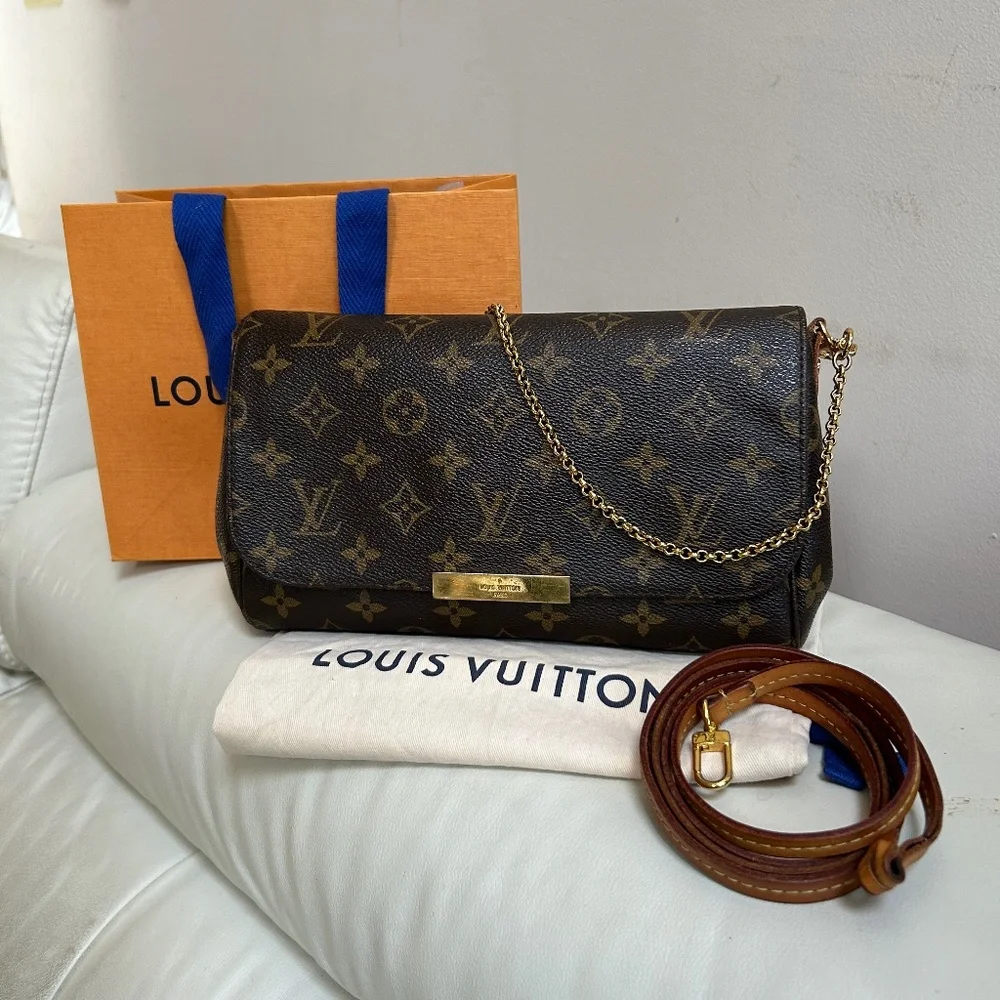 🔥 Louis Vuitton favorite MM in monogram FULL SET - Picture 5 of 16